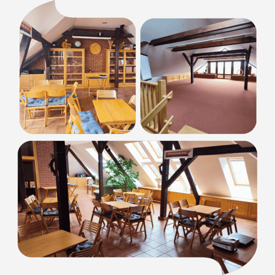 Půdní učebna Podblanického ekocentra Vlašim